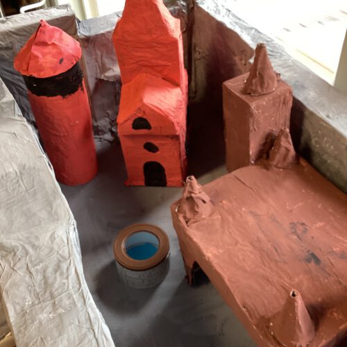 Bau einer Ritterburg